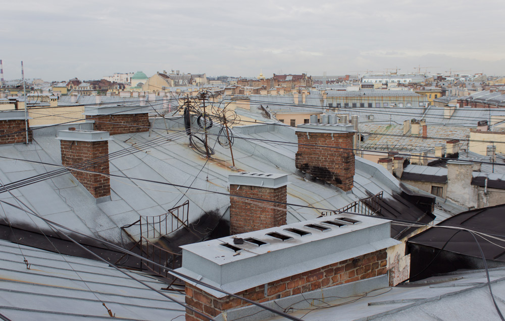 Прогулка по крышам Санкт-Петербурга